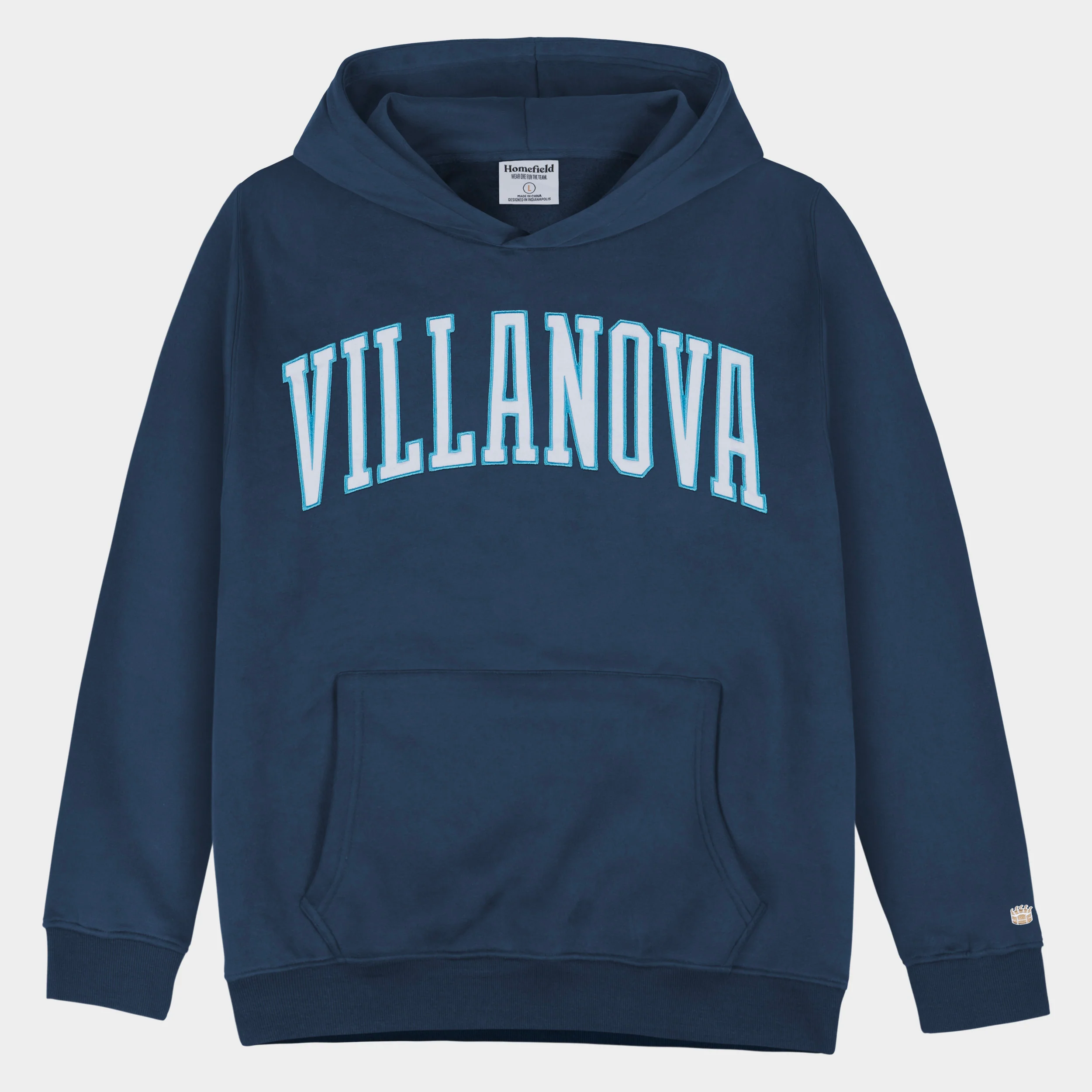 Villanova Wildcats 1980s Applique Heavyweight Hoodie