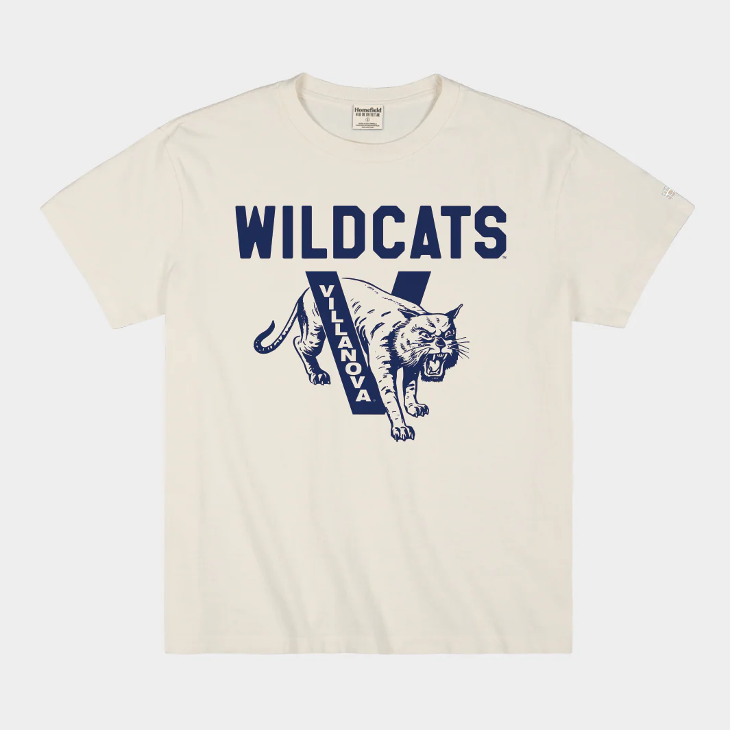 Villanova Wildcats Retro Mascot Heavyweight Tee