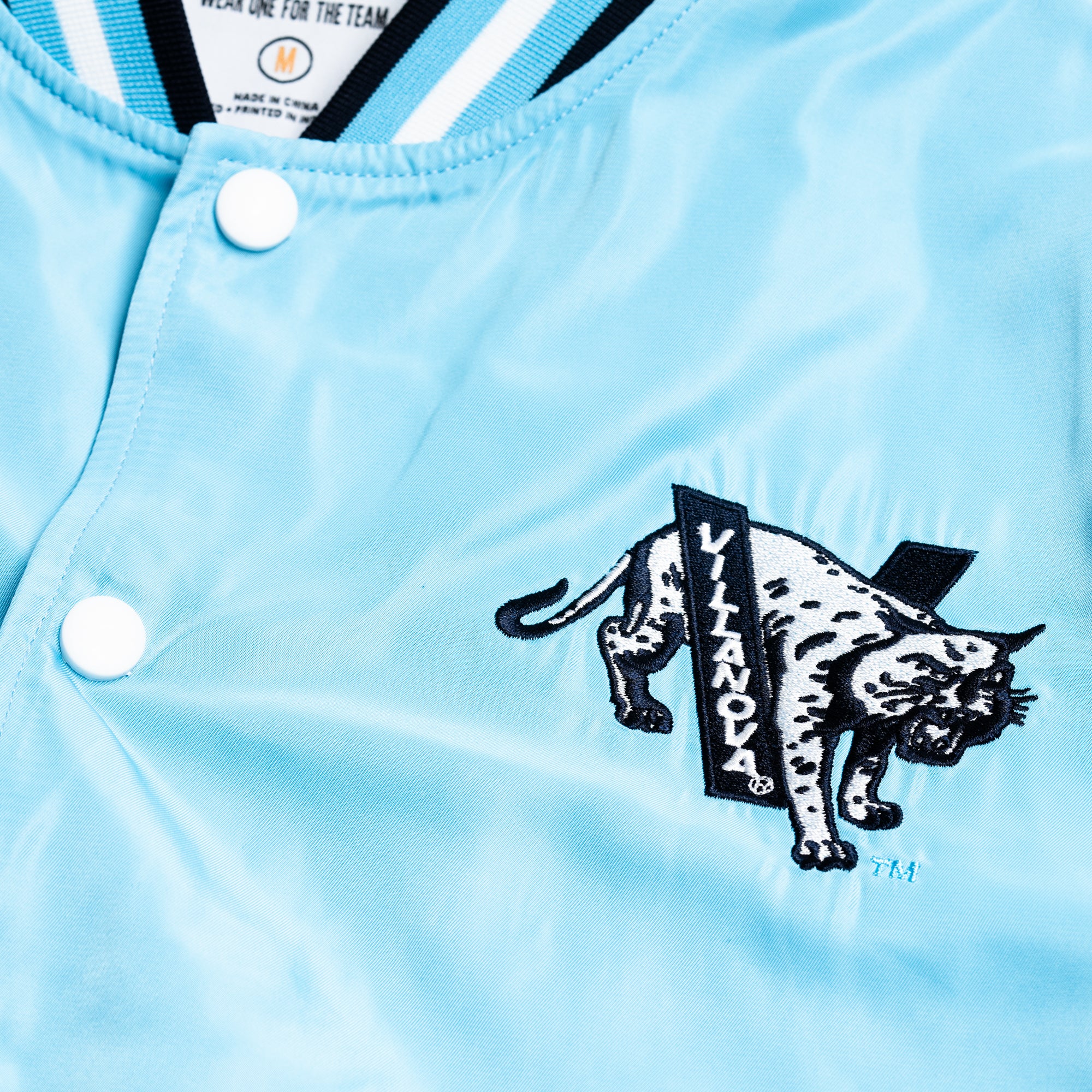 Villanova Wildcats Vintage Logo Bomber Jacket - Image 4