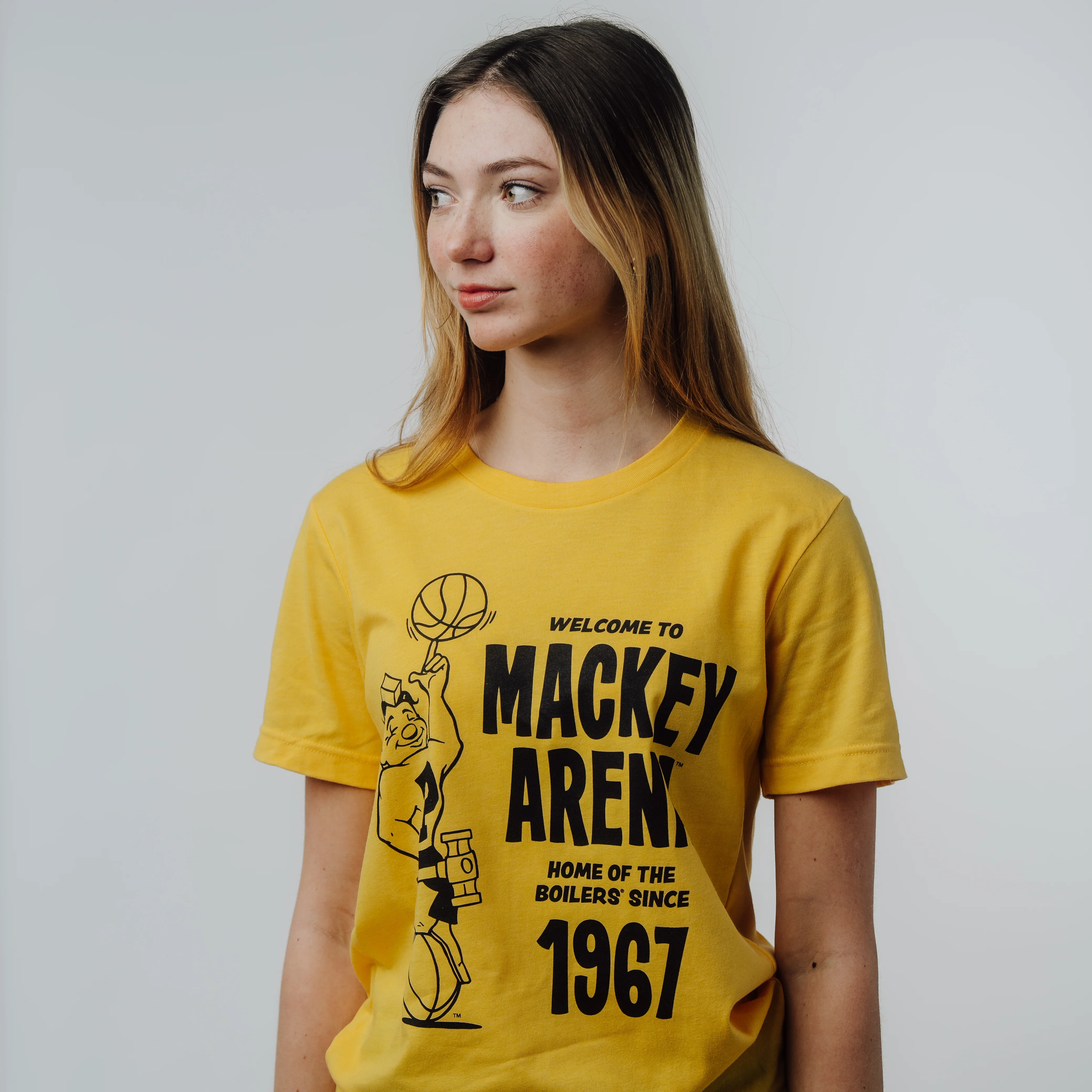 Vintage 1970s Purdue Pete Mackey Arena Tee - Image 2