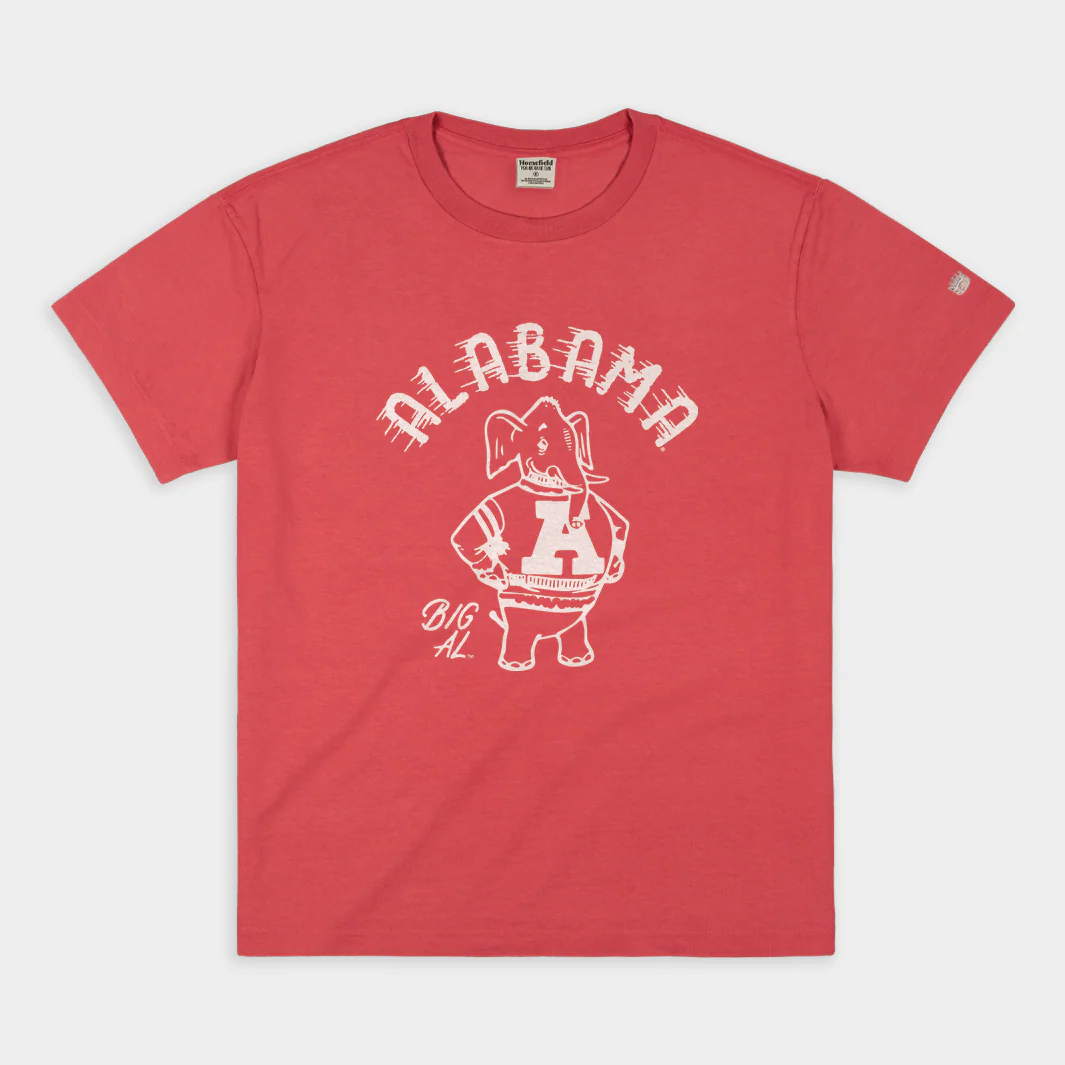 Vintage Alabama Big Al Crimson Heavyweight Tee