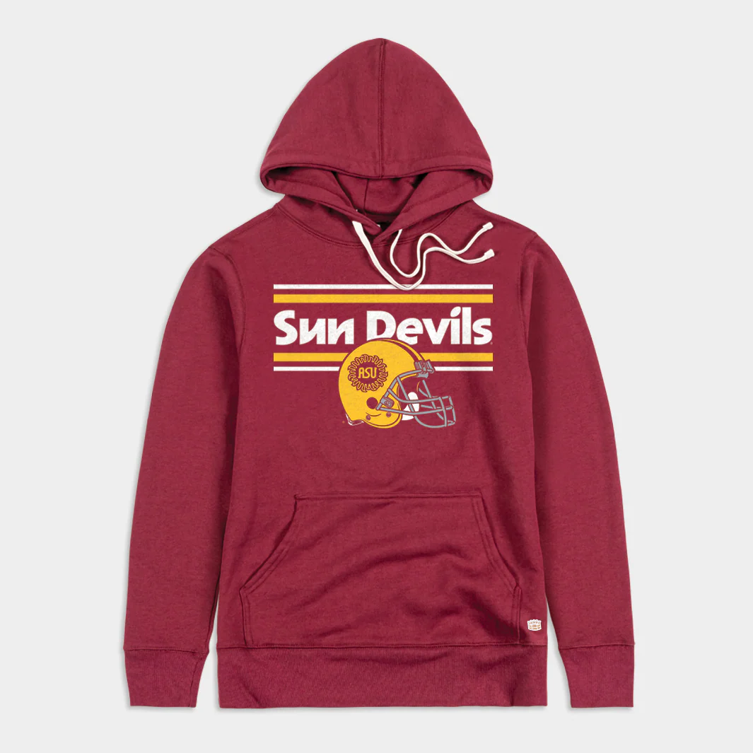 Vintage Arizona State Football Helmet Hoodie