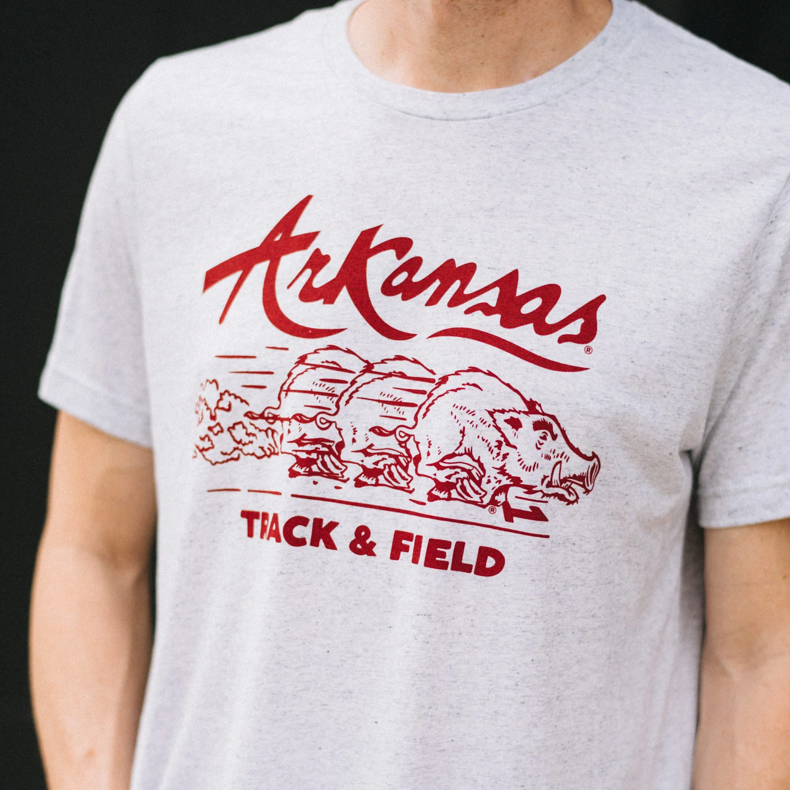 Vintage Arkansas Track and Field Shirt - Image 2