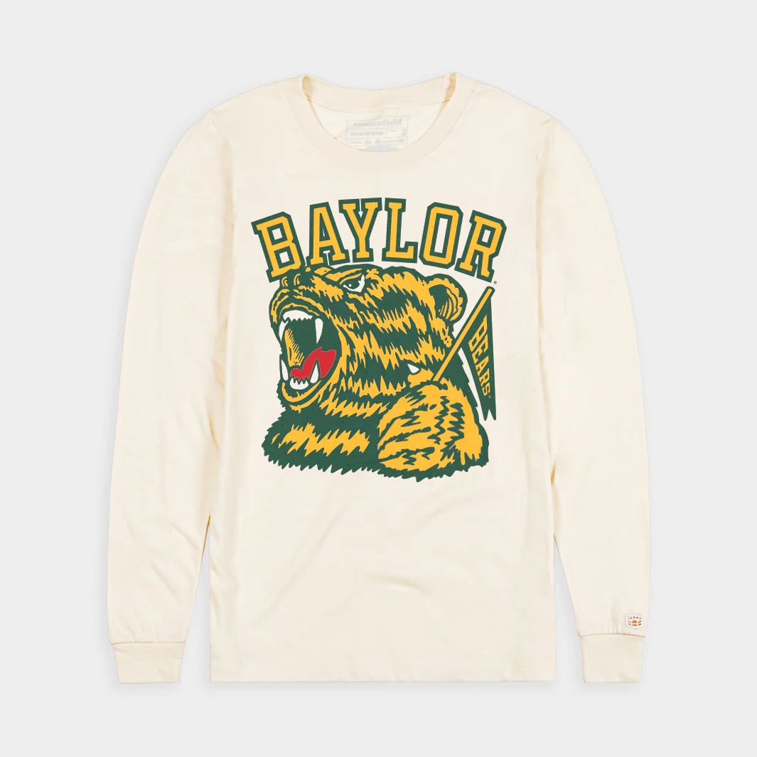 Vintage Baylor Bears Pennant Long Sleeve