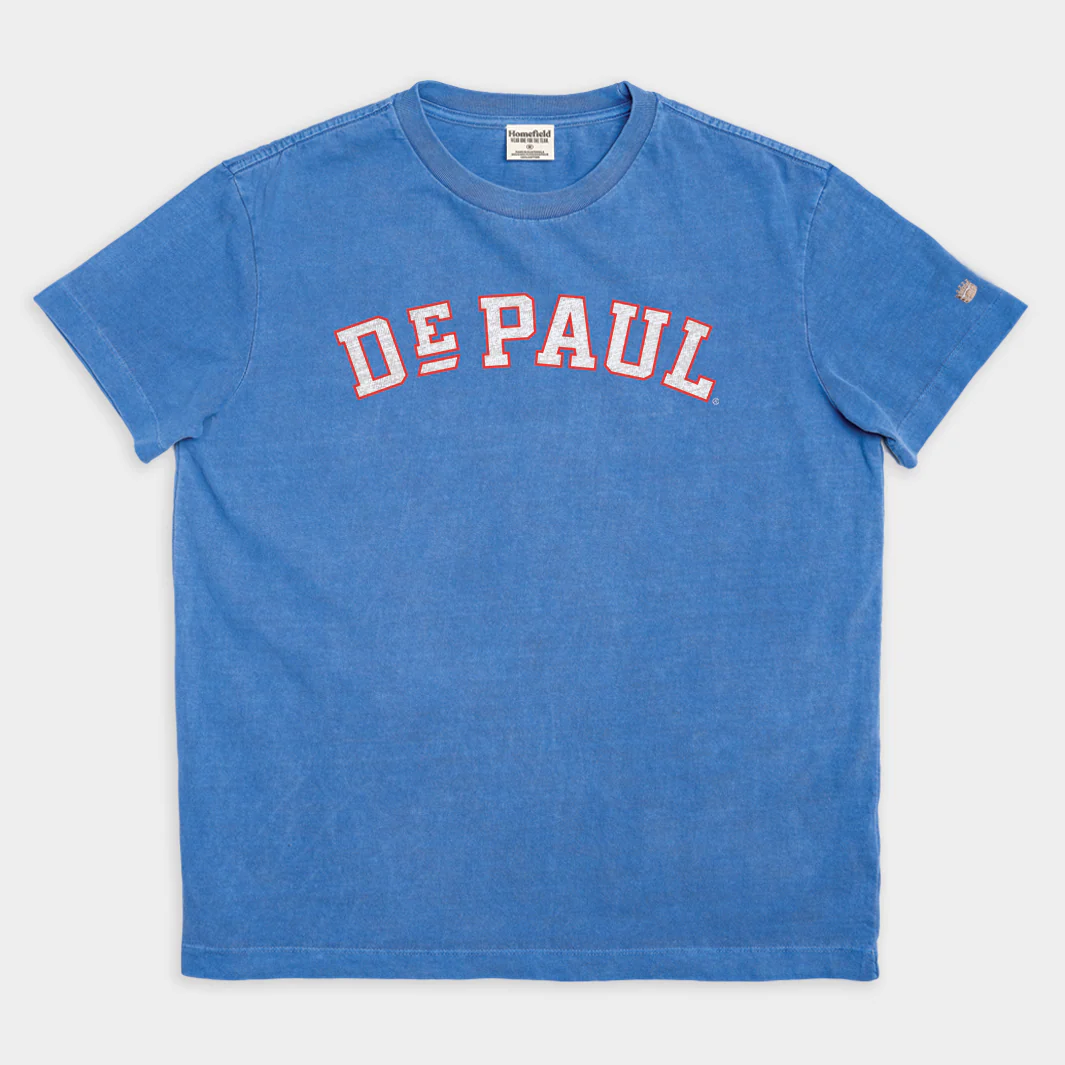 Vintage DePaul Basketball Wordmark Heavyweight Tee