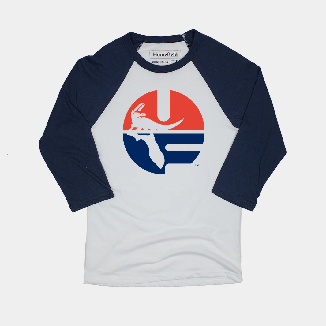 Vintage University of Florida Logo Baseball Tee