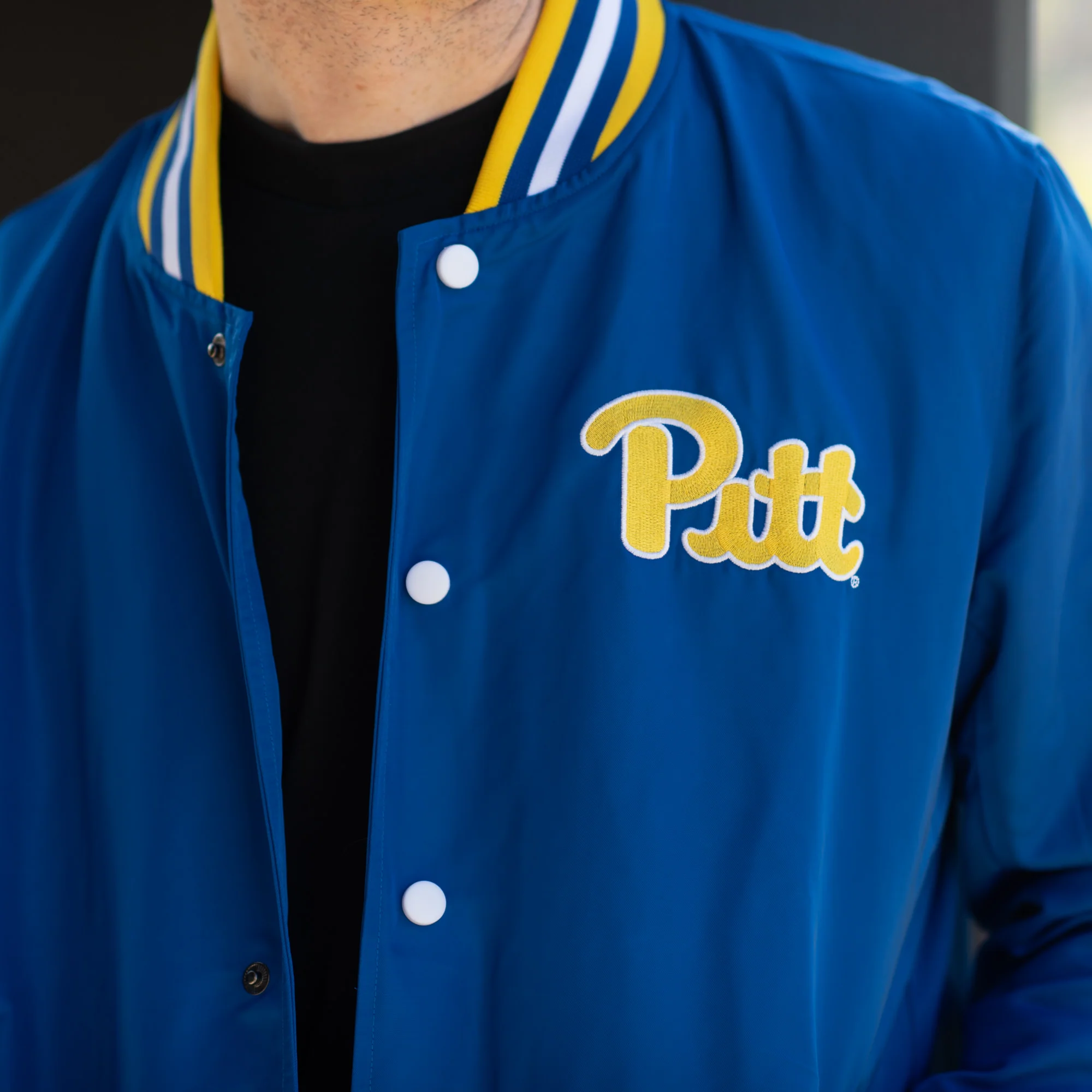 Vintage-Inspired "Pitt is It!" 1970's Bomber Jacket - Image 3