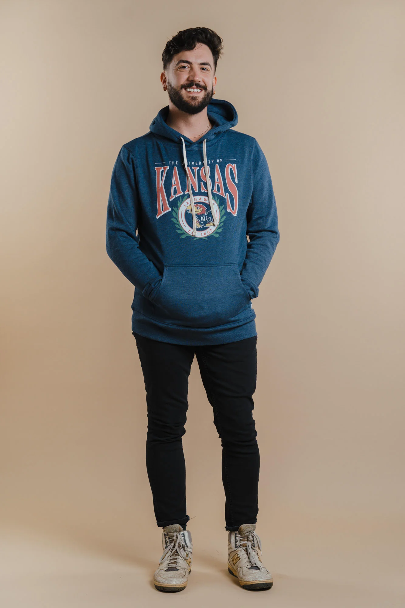 Vintage Kansas Jayhawks Hoodie - Image 2