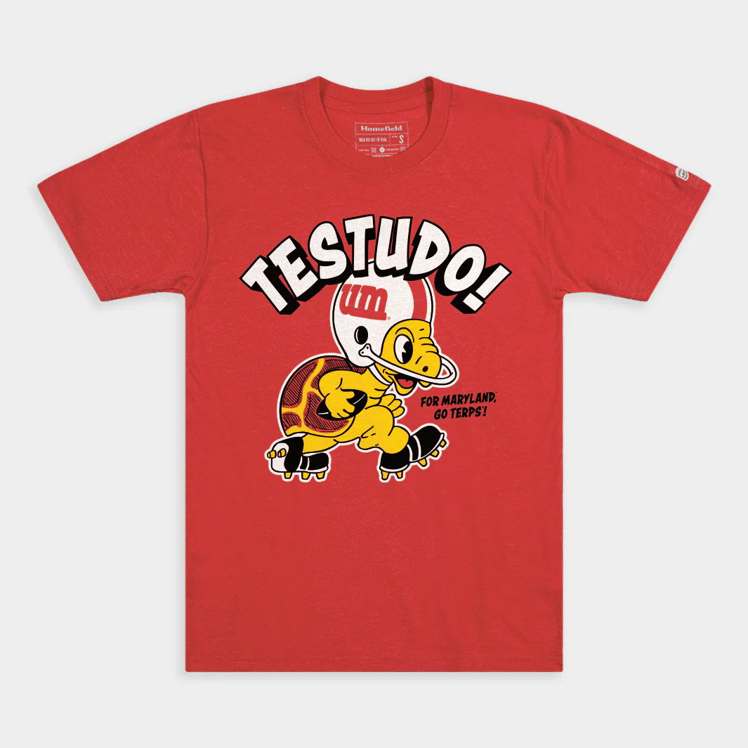 Vintage Maryland Logo Testudo Football Tee