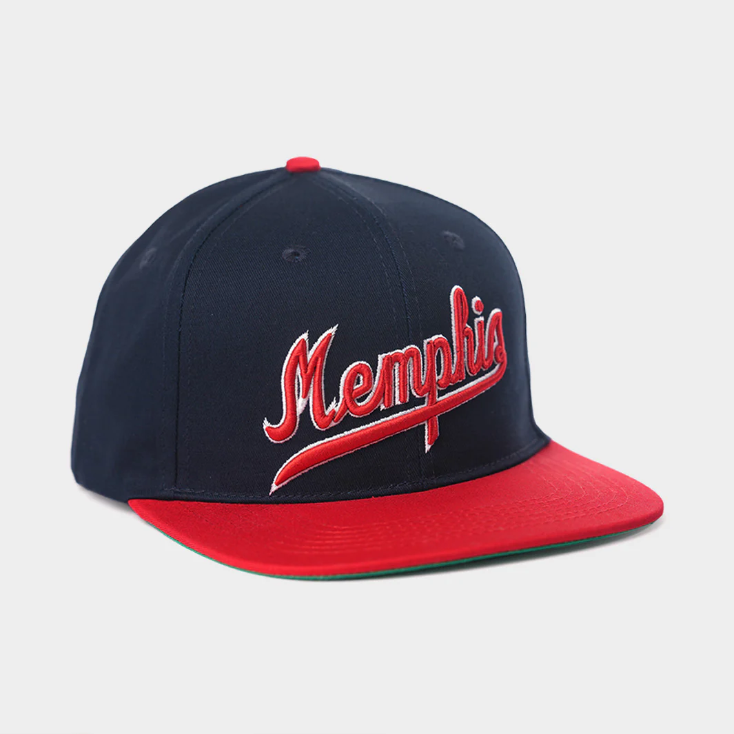 Vintage Memphis Tigers Script Snapback Hat - Image 2