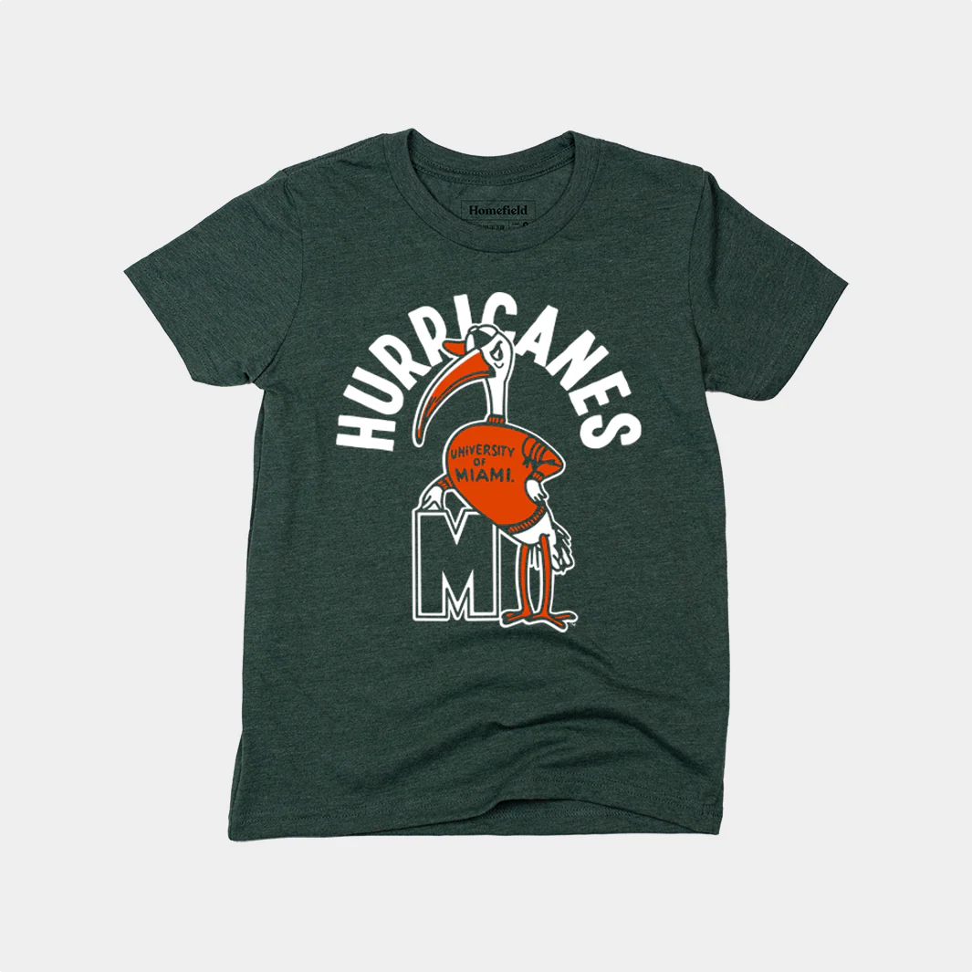 Vintage Miami Hurricanes Youth Tee