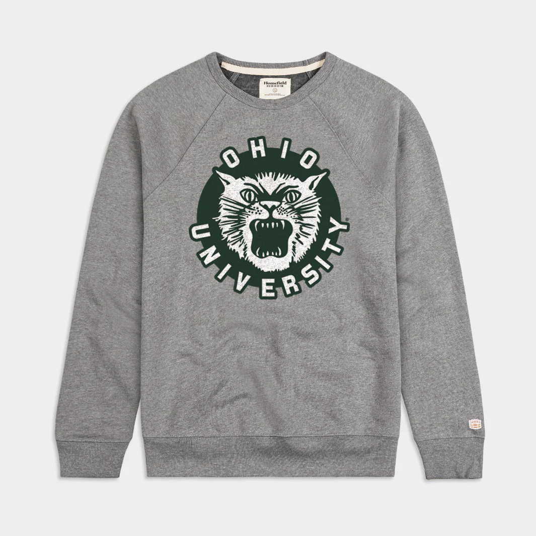 Vintage Ohio Bobcats Logo Crew