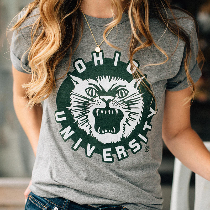 Vintage Ohio Bobcats Logo Shirt - Image 3
