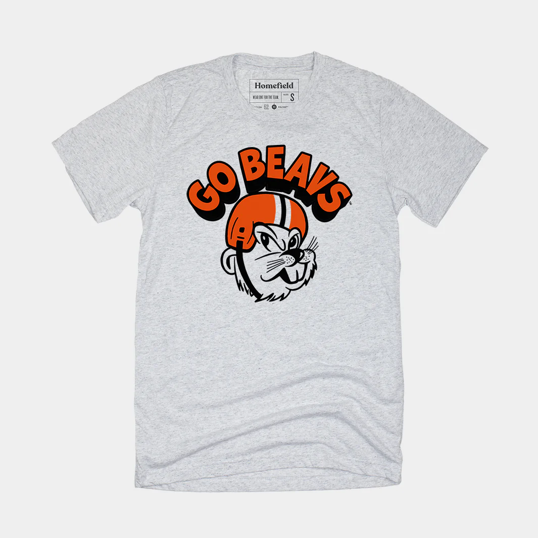 Vintage OSU āGo Beavsā Football Tee