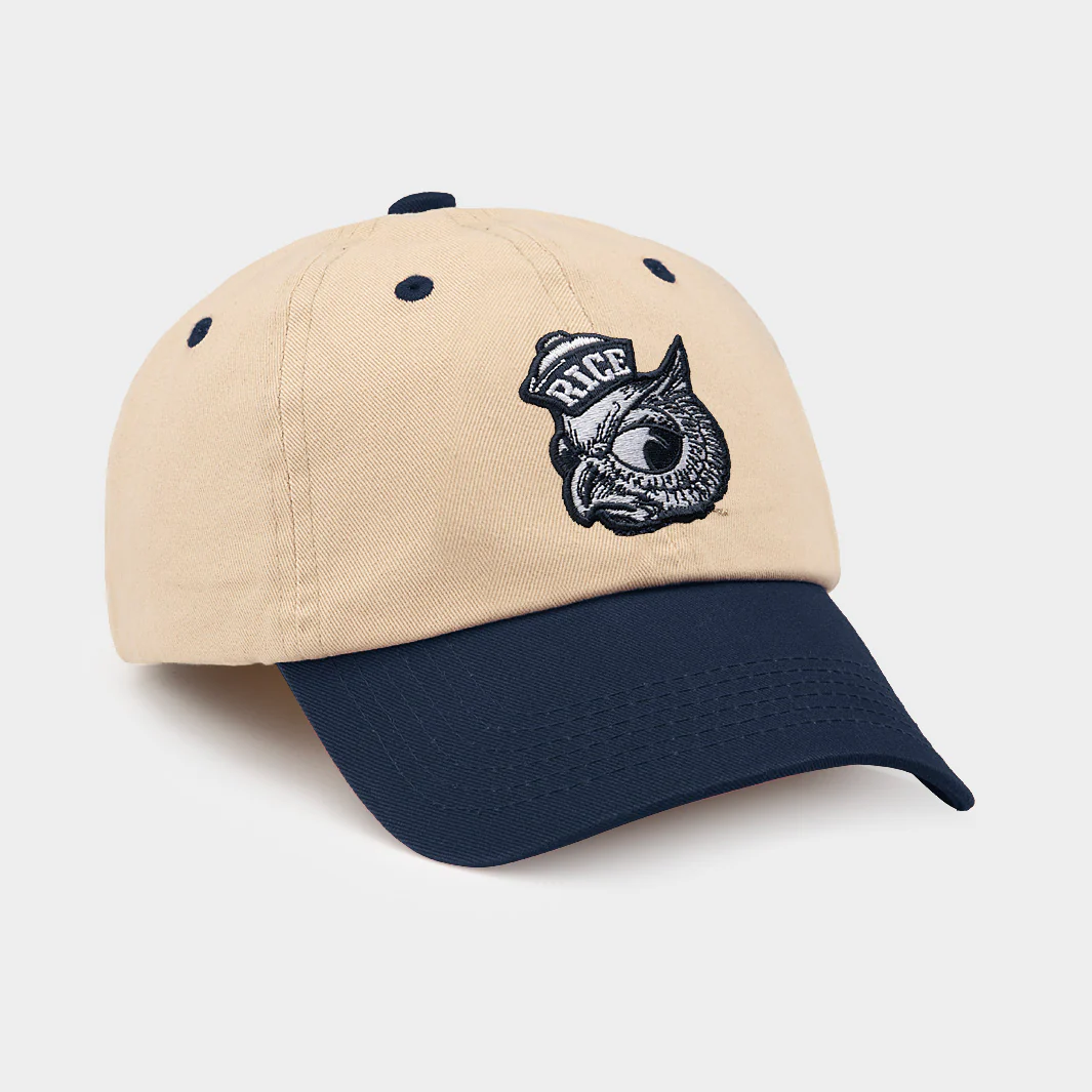Vintage Rice Owls Sailor Two-Tone Dad Hat - Image 2