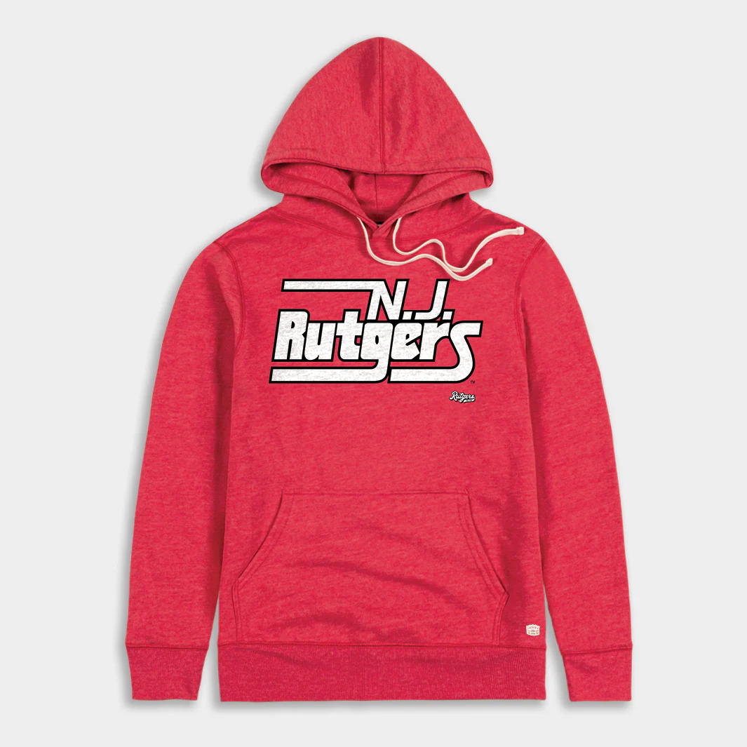 Vintage Rutgers New Jersey Wordmark Hoodie