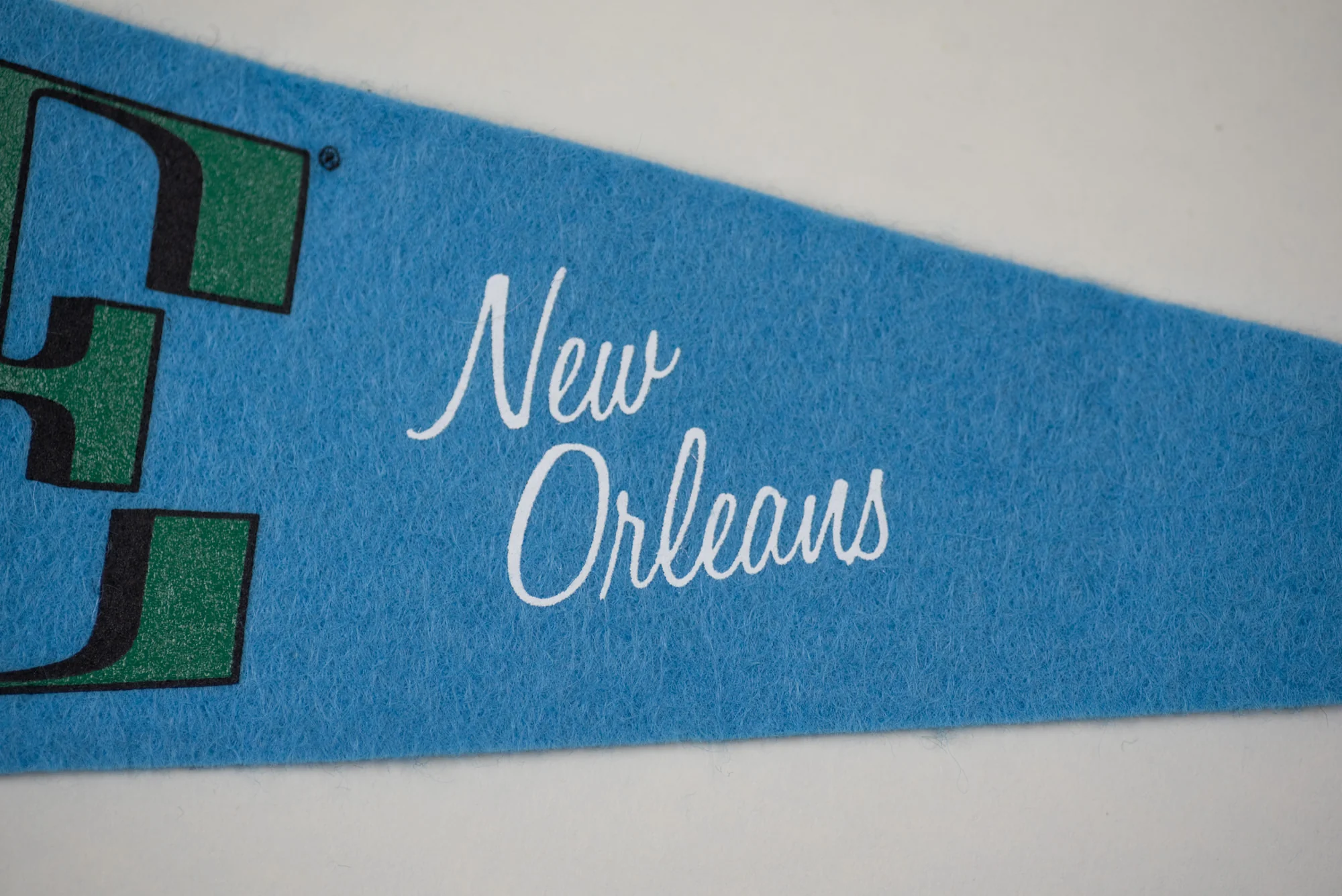 Vintage Tulane Green Wave Logo Pennant - Image 3