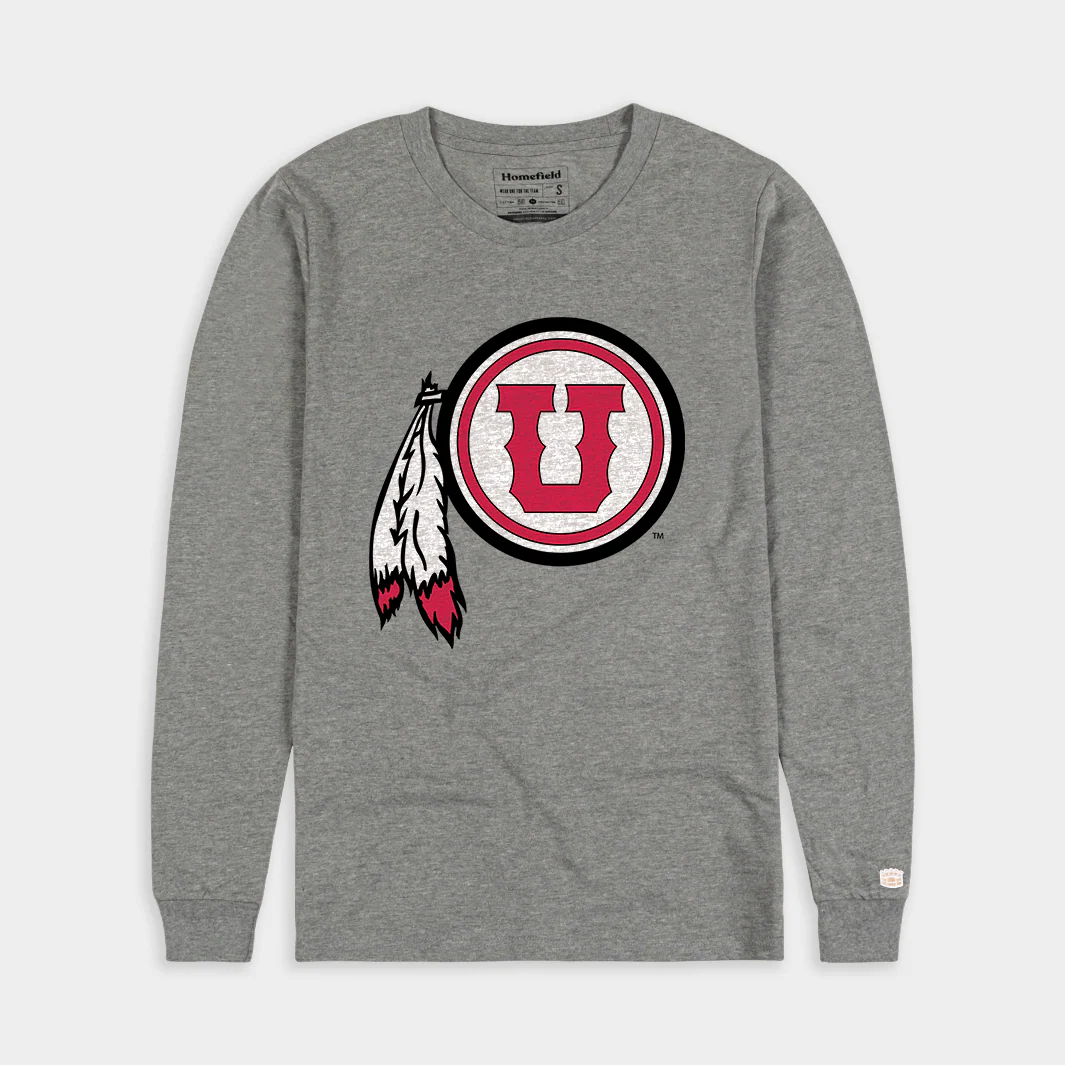 Vintage Utah Drum + Feather Long Sleeve