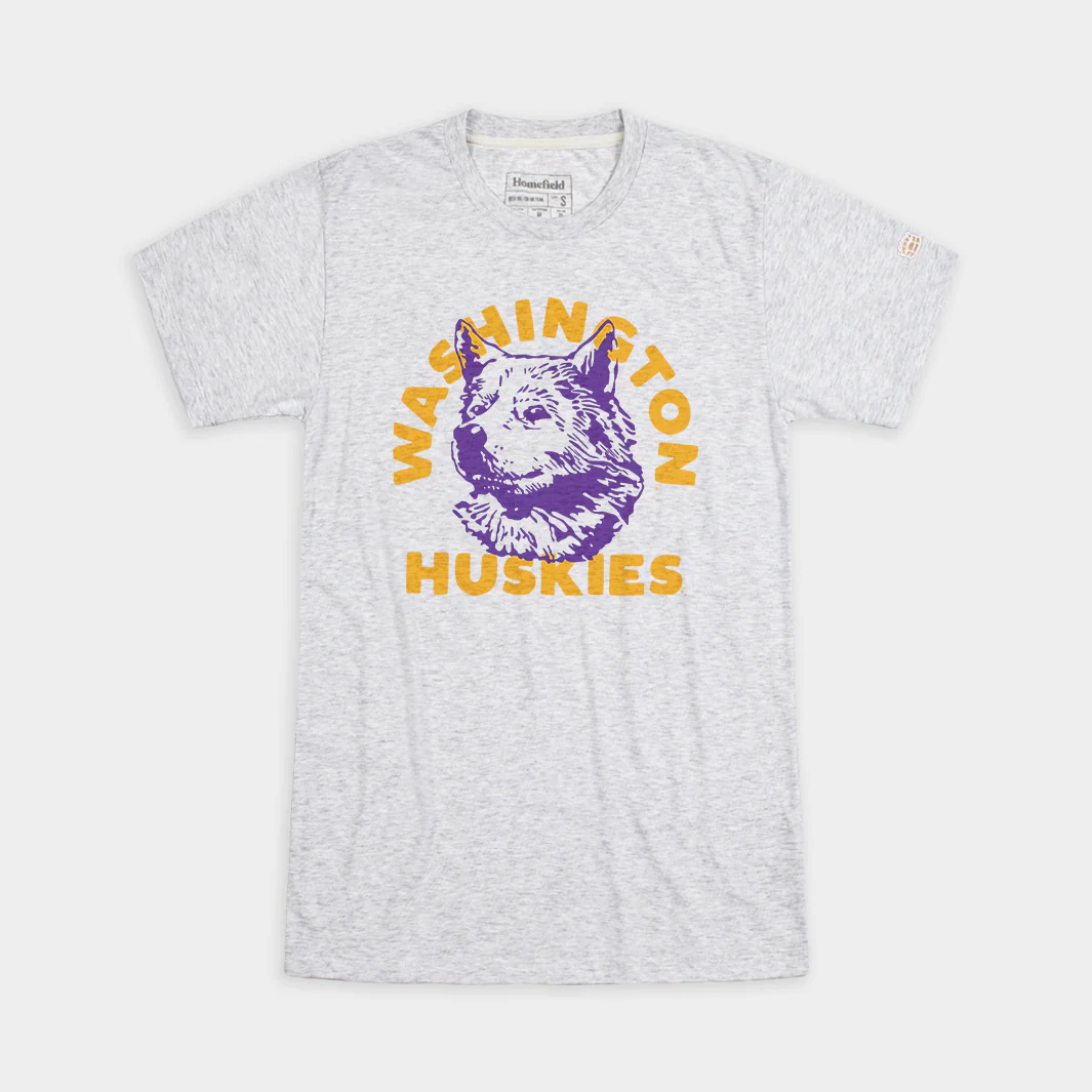 Vintage Washington Huskies Dog Mascot T-Shirt