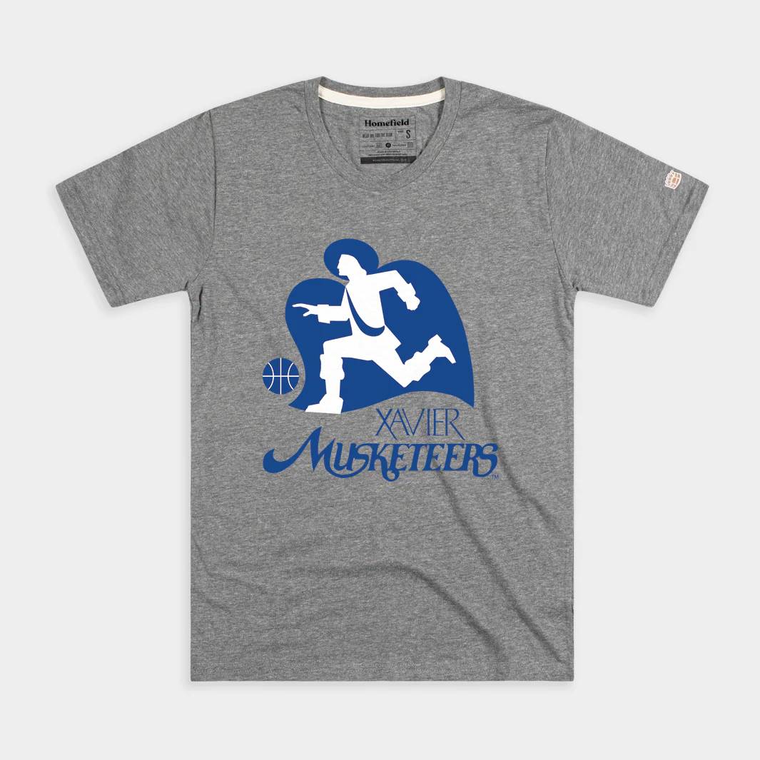 Vintage Xavier Basketball Logo Shirt