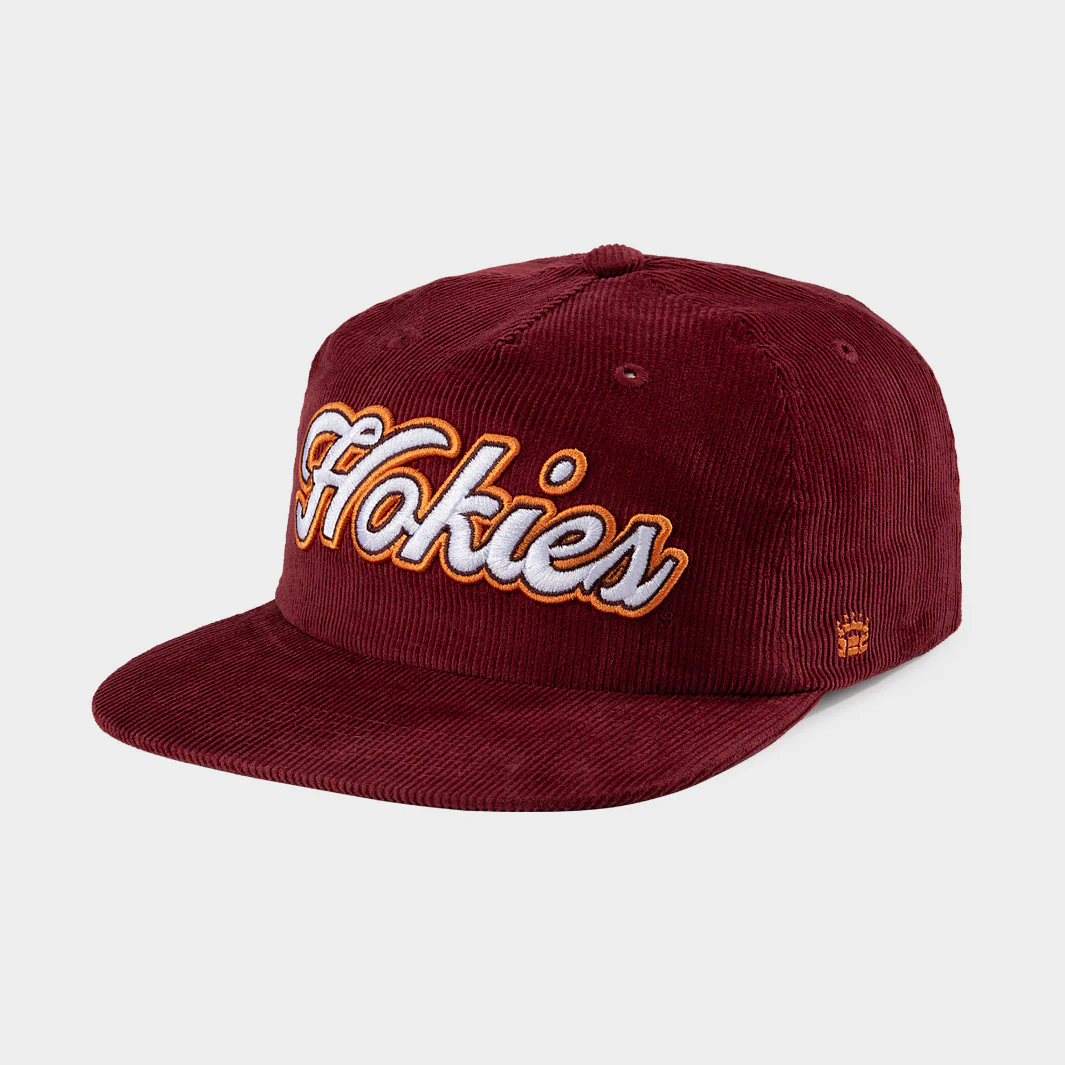 Virginia Tech Hokies Classic Script Corduroy Hat