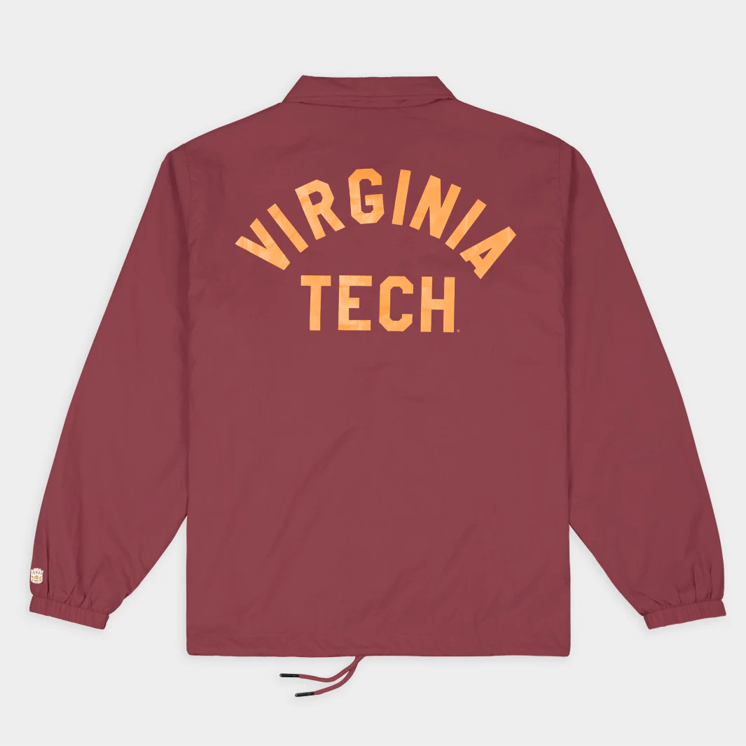 Virginia Tech Hokies Vintage "VT" Coaches Jacket - Image 2