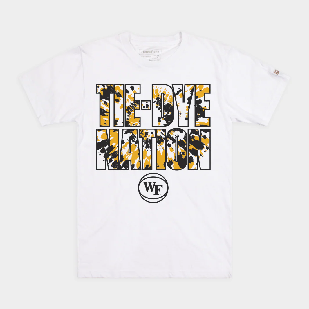 Wake Forest "Tie-Dye Nation" 2000s Tee
