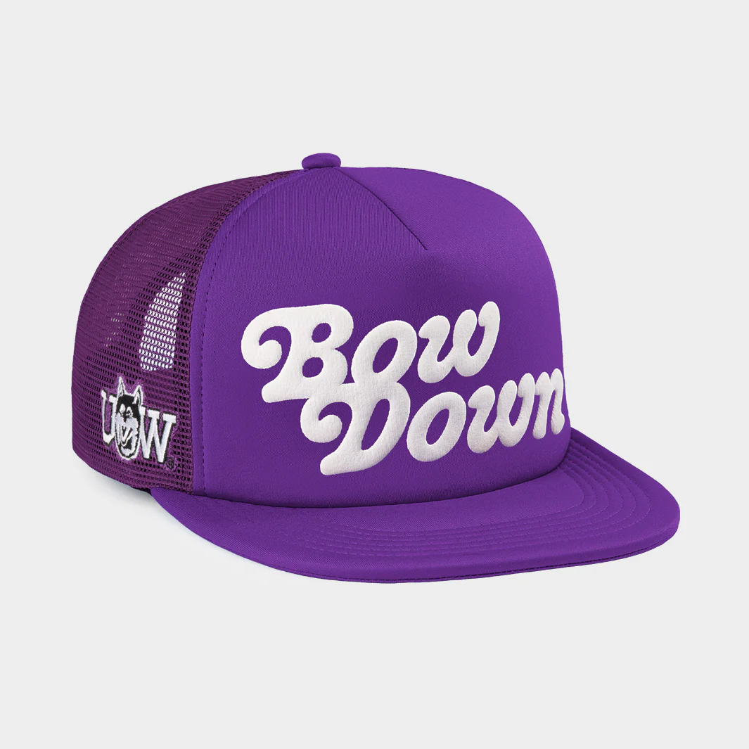 Washington "Bow Down" Puff Ink Trucker Hat - Image 2