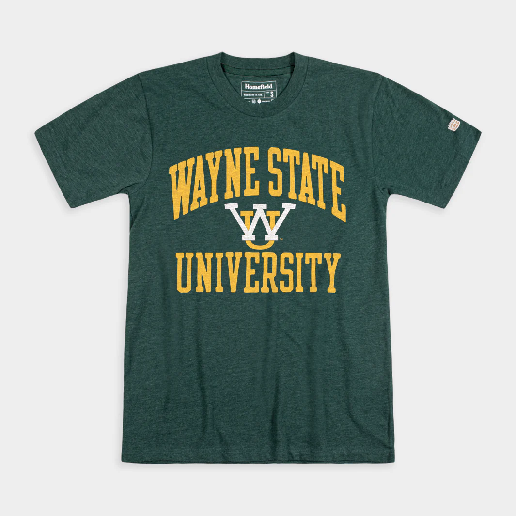 Wayne State Varsity Monogram Retro Tee