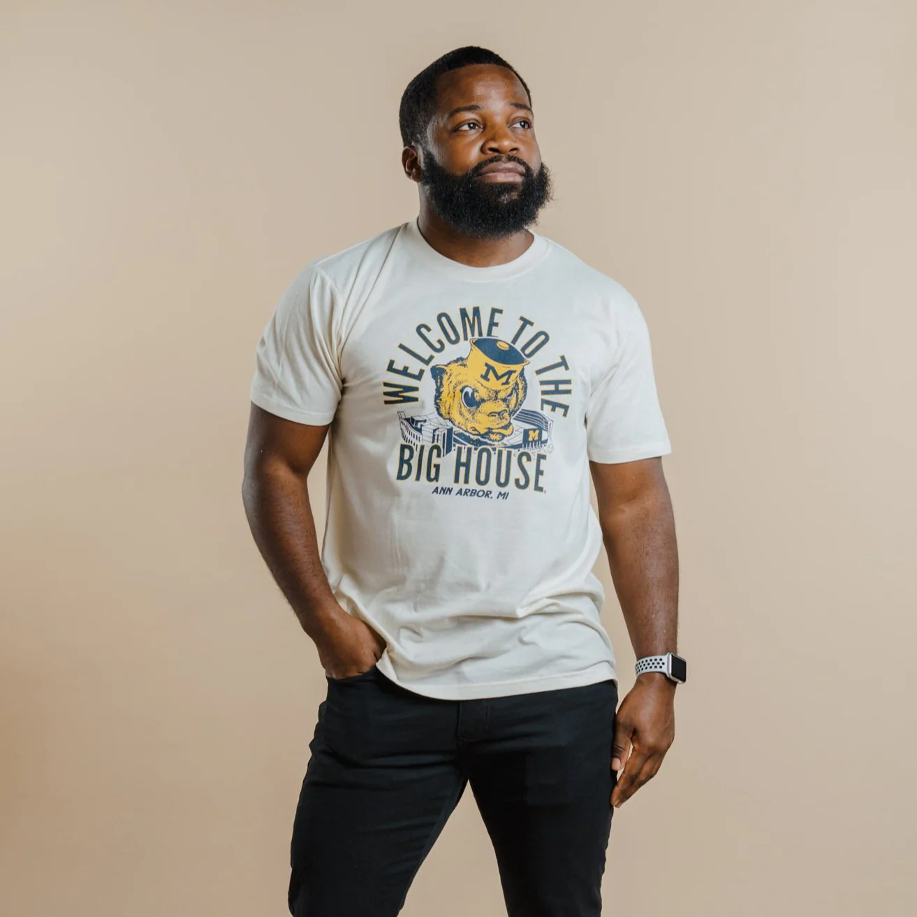 "Welcome to the Big House" Michigan Tee - Image 2