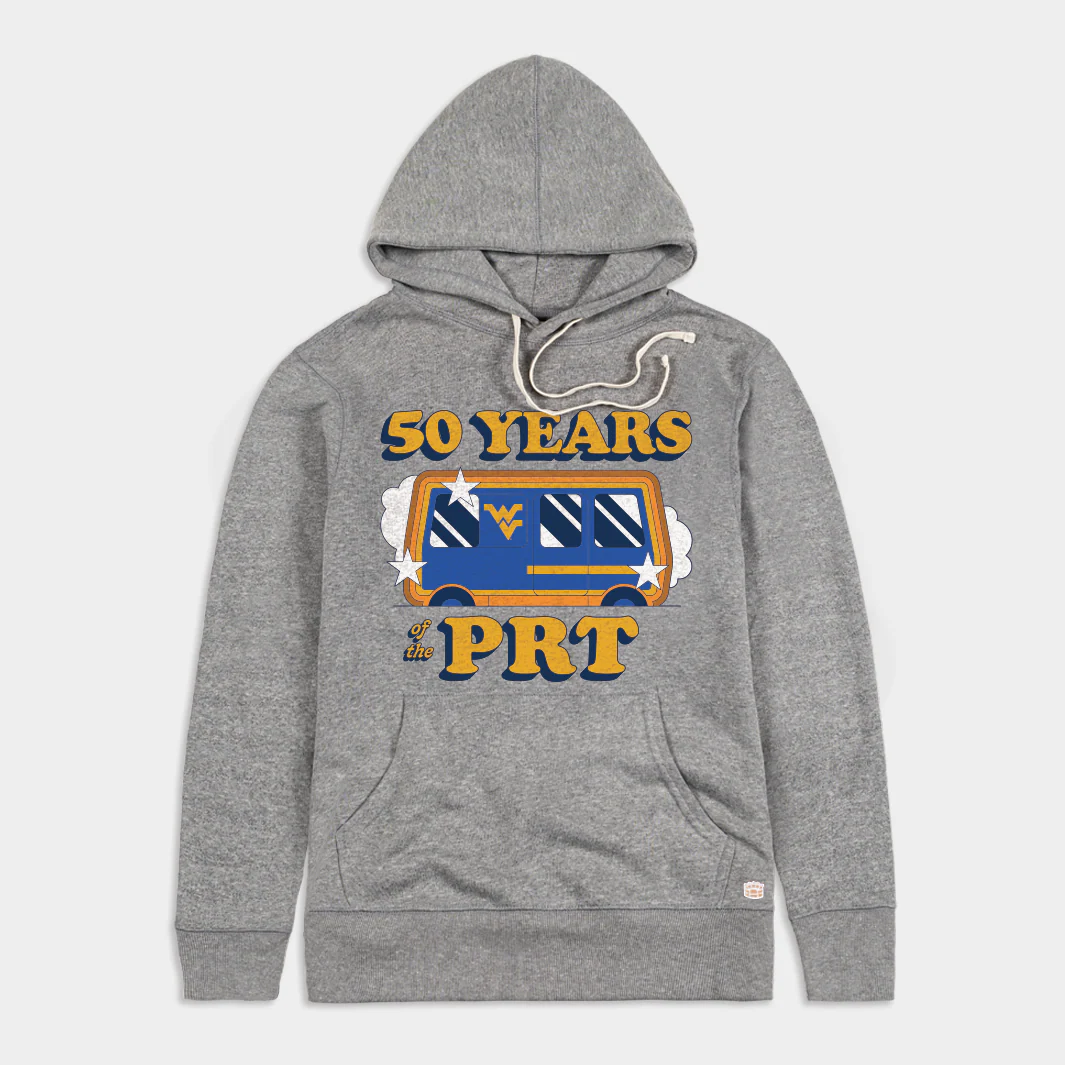 West Virginia 50 Years of the PRT Hoodie