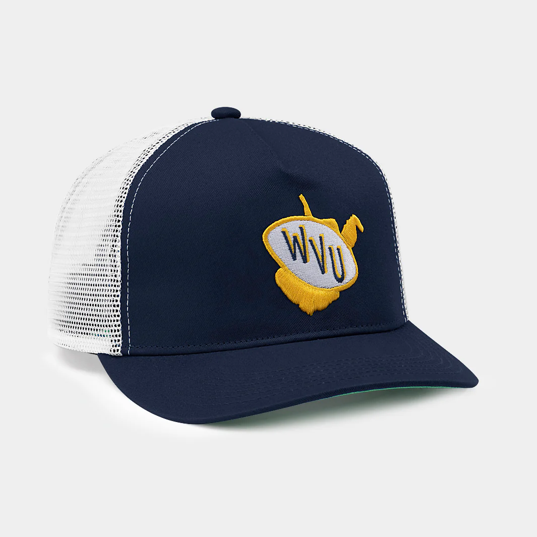 West Virginia Mountaineers Football Trucker Hat - Image 2