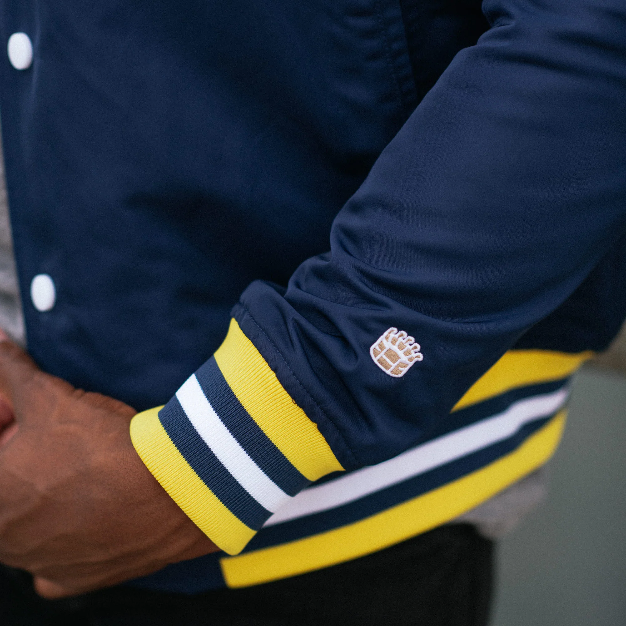West Virginia Mountaineers Retro Bomber Jacket - Image 5
