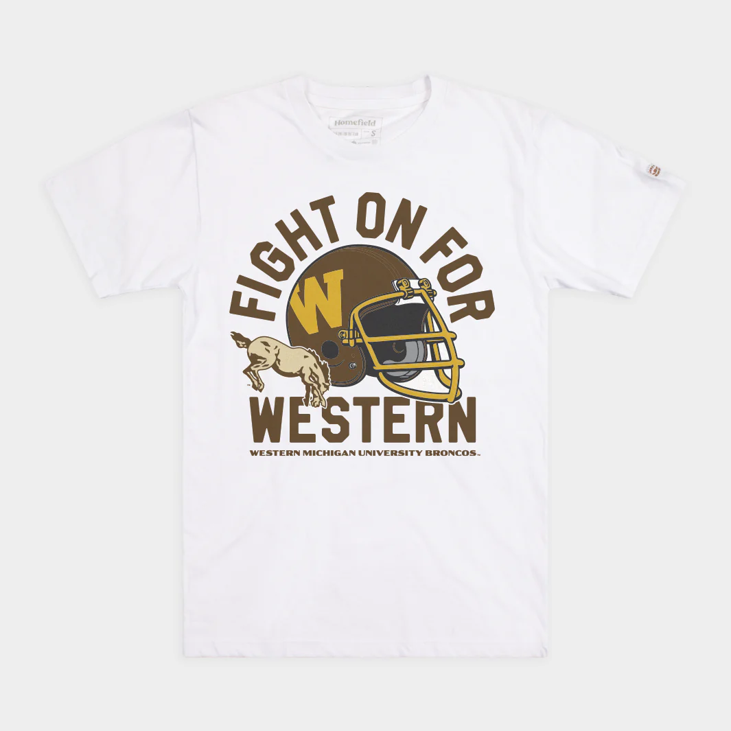 Western Michigan Broncos Football 1980s Tee