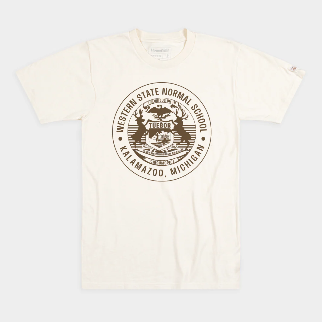 Western Michigan Retro Seal Tee