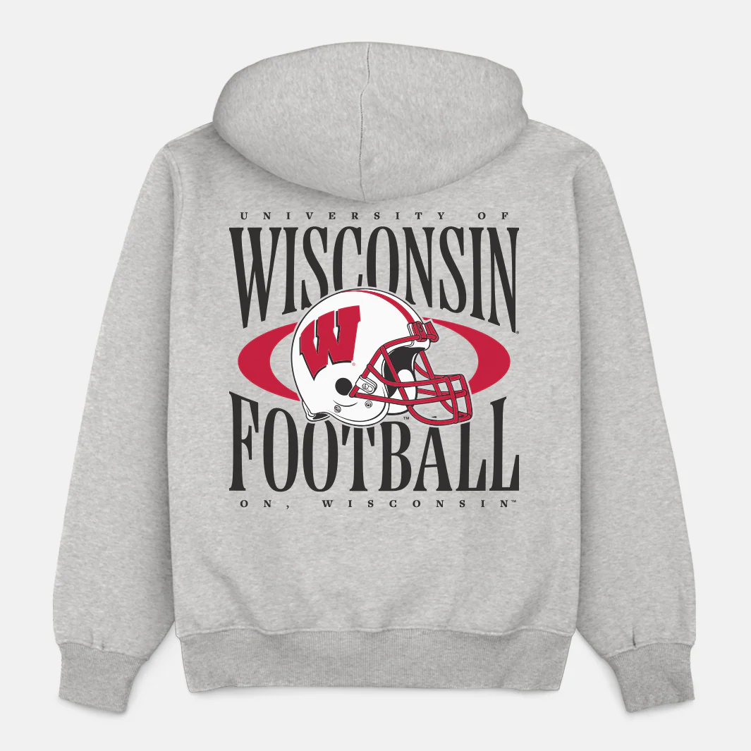 Wisconsin Football Kickoff Heavyweight Hoodie - Image 2