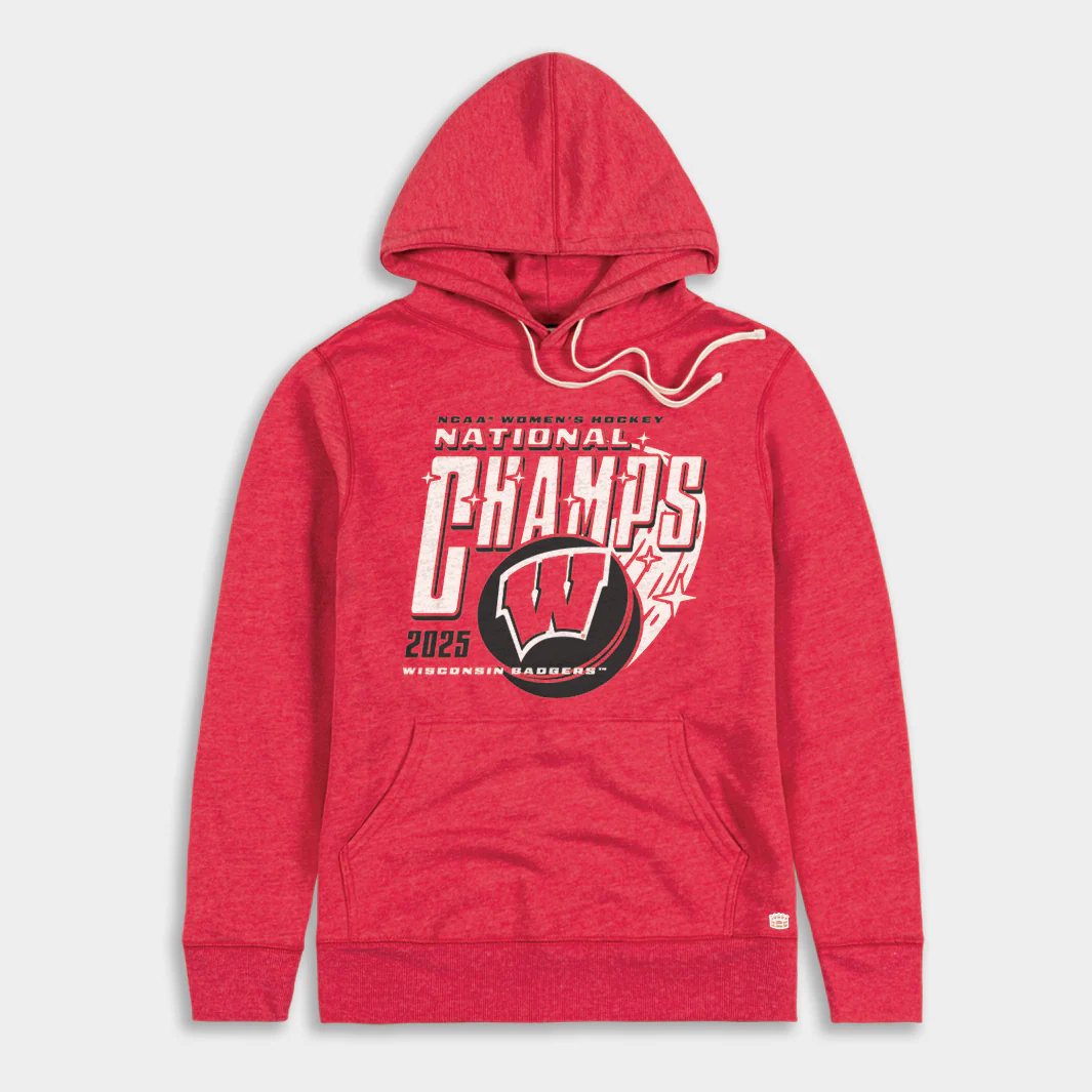 Wisconsin Women's Hockey 2025 National Champs Hoodie