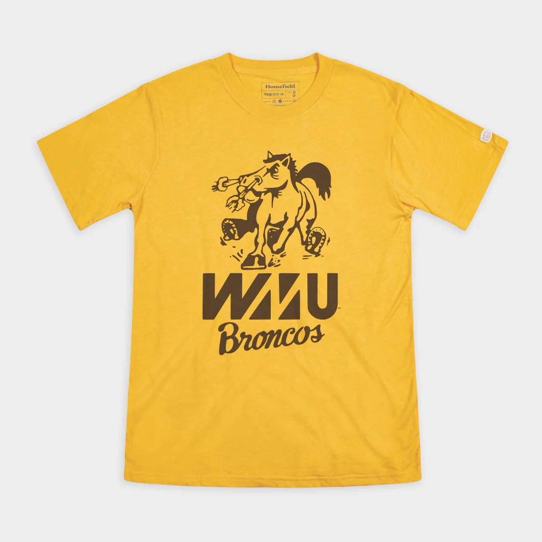 WMU Broncos Cartoon Bronco 1960s Tee