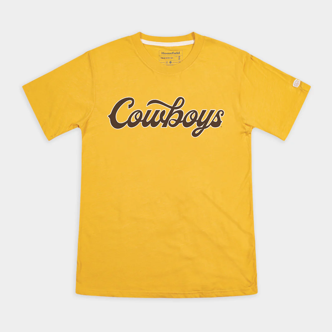 Wyoming Cowboys Basketball Script Tee