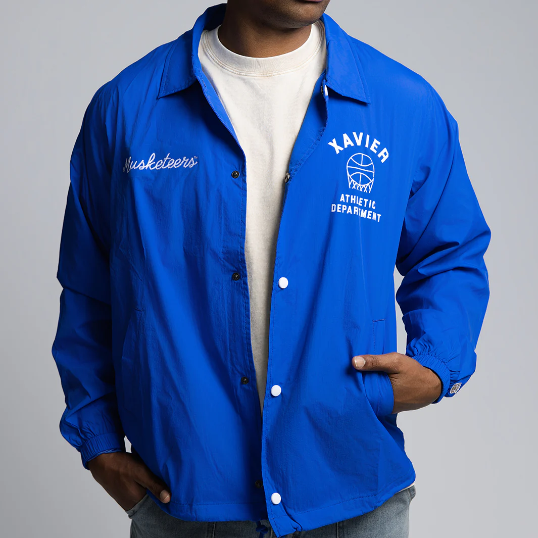 Xavier Musketeers Basketball 1970s Coaches Jacket - Image 4