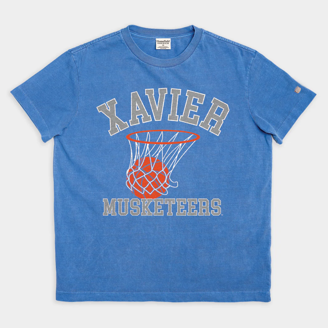 Xavier Musketeers Basketball Vintage Heavyweight Tee
