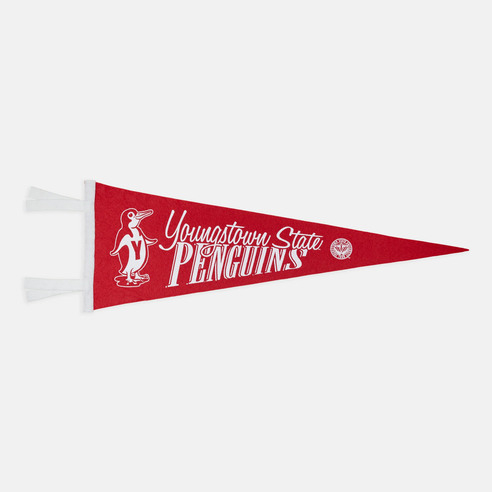 Youngstown State Vintage Penguins Logo Pennant