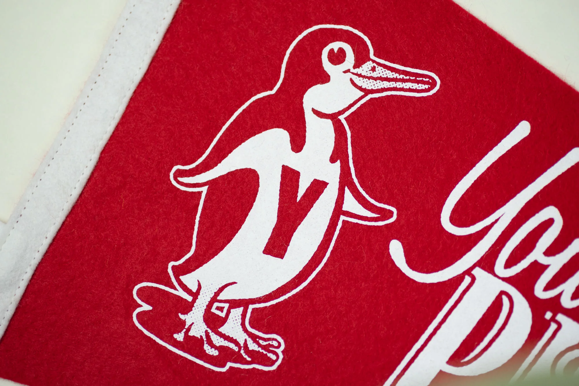 Youngstown State Vintage Penguins Logo Pennant - Image 2